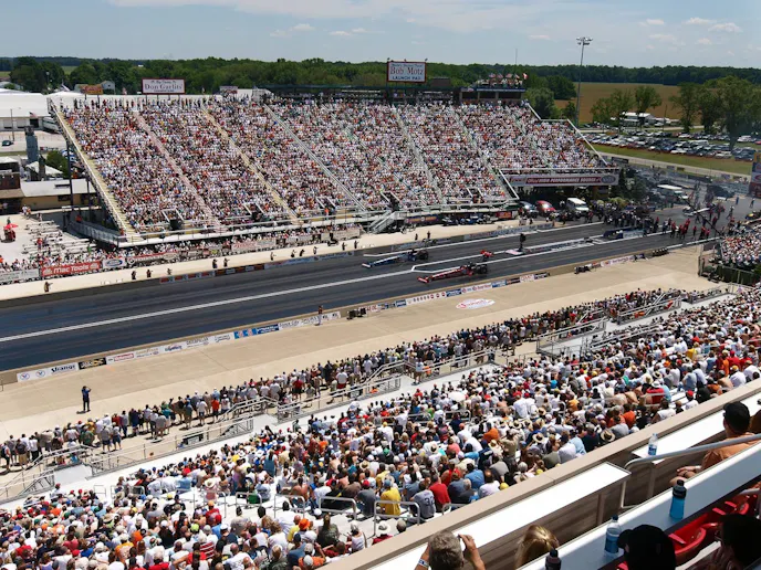 Fans at Summit Motorsports Park