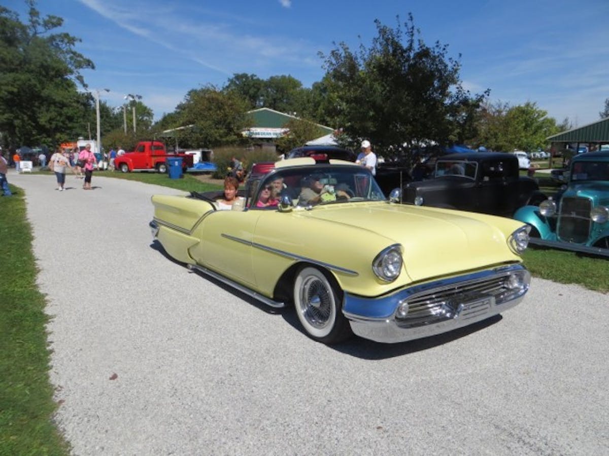 Just one of the cruisers winding their way around the Play Acres Park in Fairmont