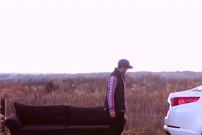 The Corolla and the couch...a dilemma indeed.