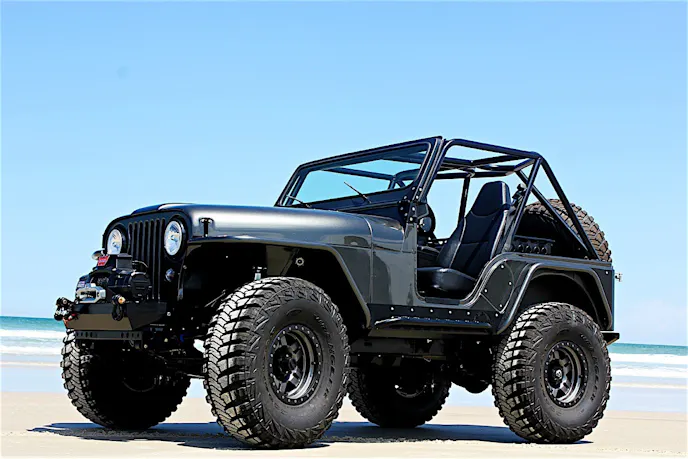 Pre-Chrysler Jeeps like this 1974 CJ-5 get the right treatment at Max-Bilt Off Road.