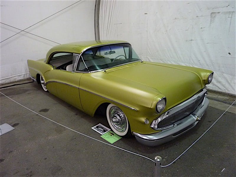 1957 Buick 4 Door  Lime Green