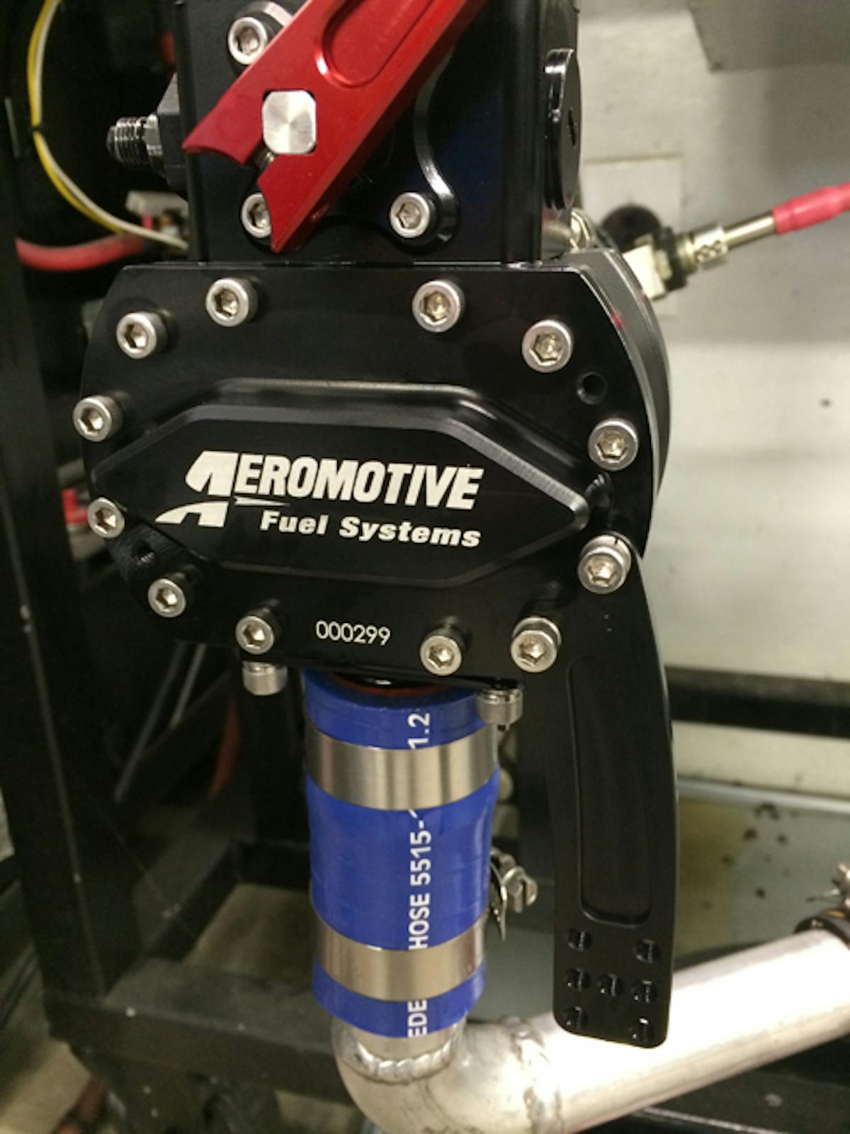 Travis Quillen of Quillen Motorsports Engineering testing a Terminator on his flow bench.