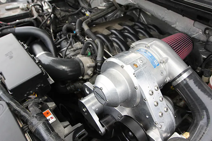 The i-1 supercharger is coming soon for 2011-16 F-150s with the 5.0-liter V8. It's expected to hit shelves in Q1 2016.