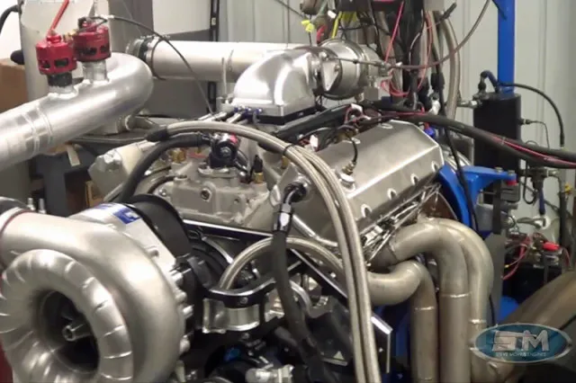 Sehon originally started this project after seeing video of another engine that SME had built for a previous customer. Once he had secured all of his parts, he shipped them to SME for completion and dyno testing.