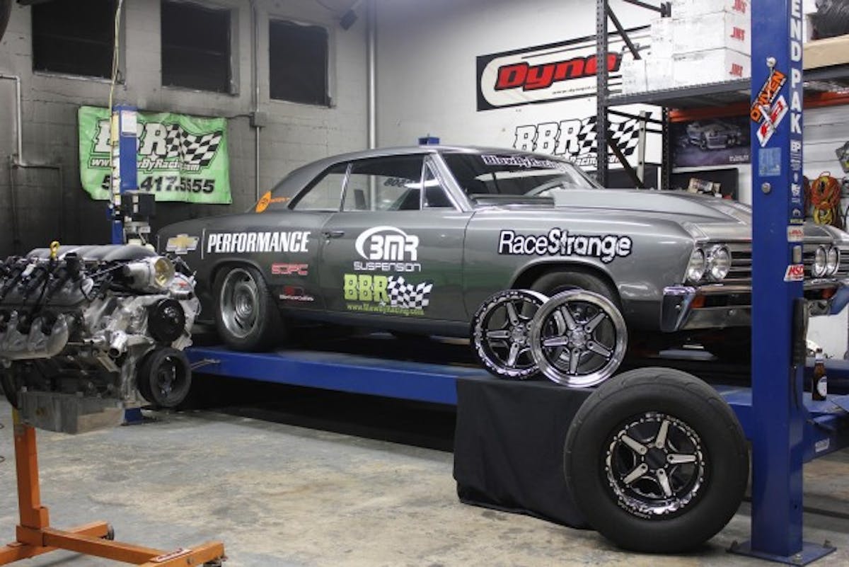 We brought a formally bracket raced 1967 Chevelle out of storage to prep it for the 2016 race season. Blow-By Racing of Boca Raton, Flarida is handling the transformation from a simple bracket car to a class-ready head-up racer.