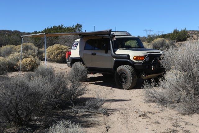 Camp is all set up and ready to enjoy.