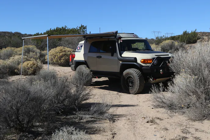 Camp is all set up and ready to enjoy.  