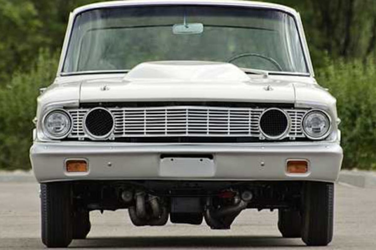 The Thunderbolt's ram-air style induction was routed through the former home of the high-beam headlights.