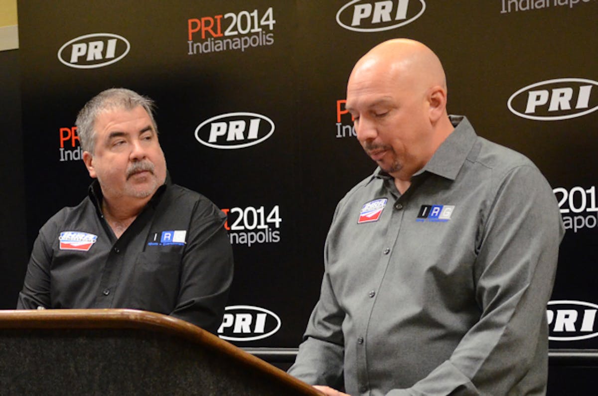 Scott Gardner (left, and Steve Cole, have both left the IHRA/IRG Sports + Entertainment fold within the last week.