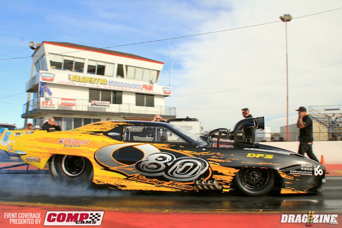 Turky posted a 3.71 at 205 driving for El General/Q80 Racing this afternoon. Best pass of the day for any team so far we have seen.