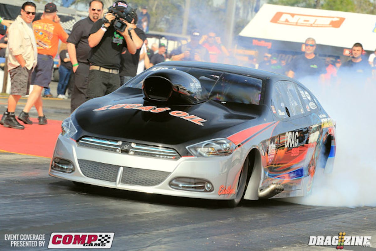 Lizzy Musi was off a little running a 4.06 at 144 clicking it early on the run in the 2015 Jerry Bickel King Kong Dart.