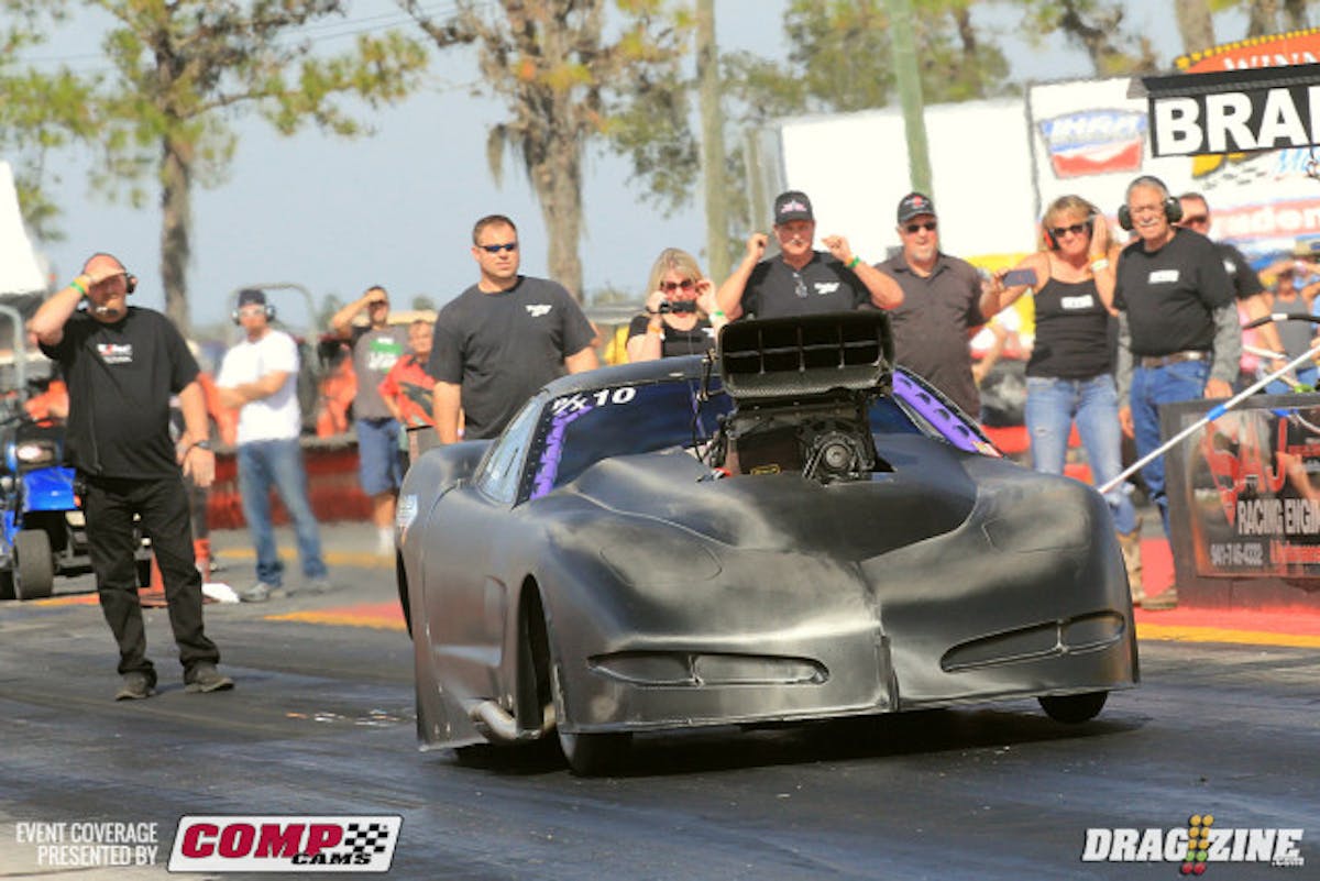 Frankie Taylor laid down an easy run landing third with a 3.75 at 205.