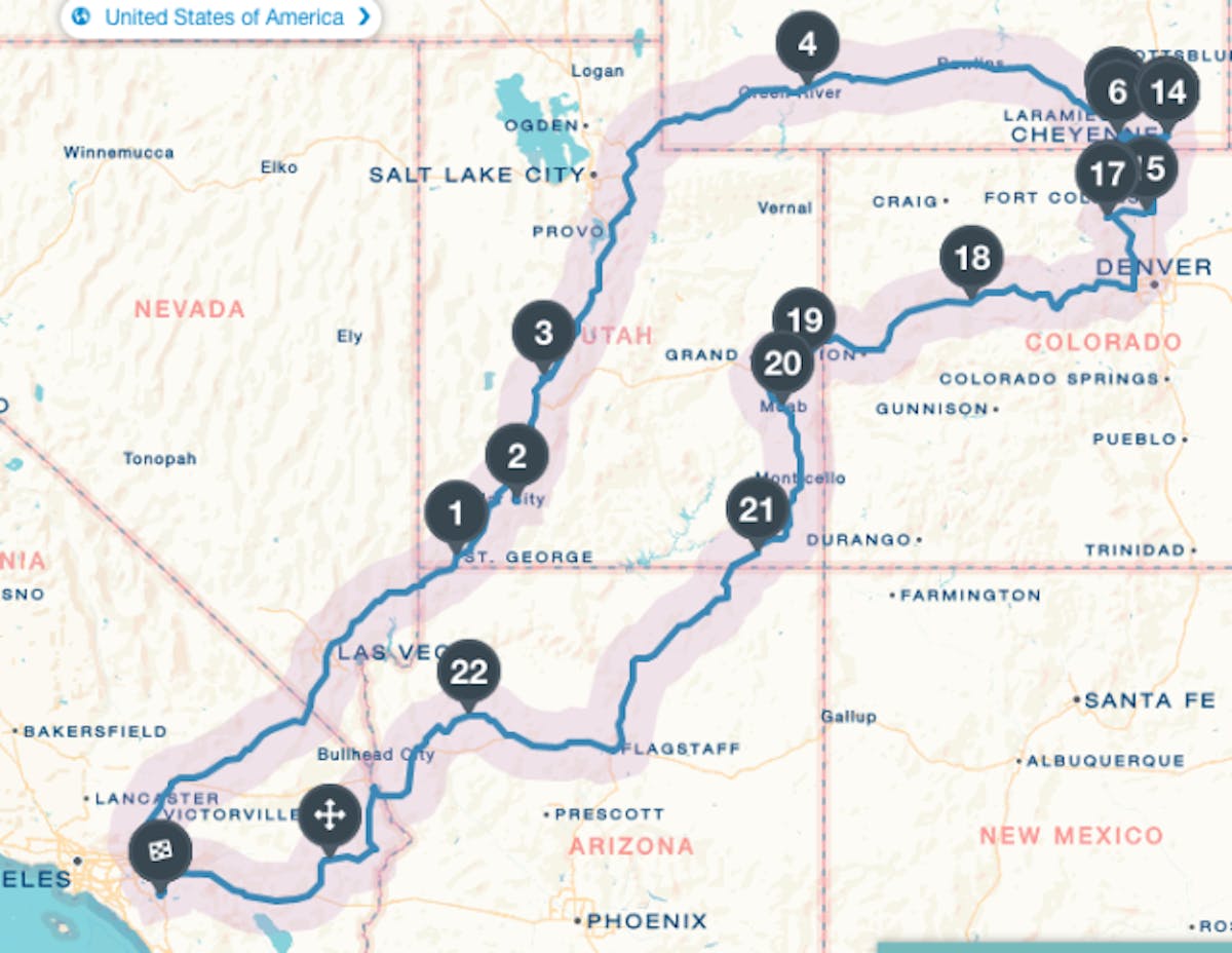 Not everyday do you get to go on a road trip like this, but we were going to get the truck to a ton of places.