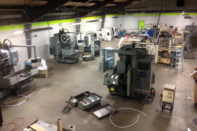 A shot of the Branik Motorsports shop.