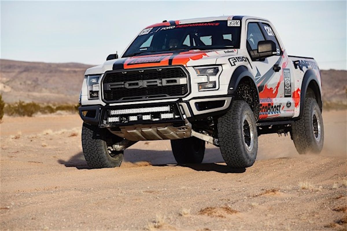 All-new 2017 F-150 Raptor race truck continues Ford’s tradition of demonstrating the toughness and durability of F-150 through off-road competition.