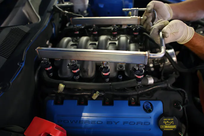 RC Engineering's 650 cc injectors provide plenty of fuel for this application, and give us some room for growth in the future should we decide to add more boost.