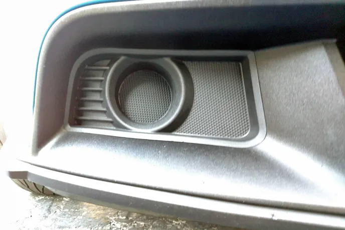 These foglight hole blanks were a necessity to satisfy our OCD; without them, you could see the body color through the holes where the foglights used to be.