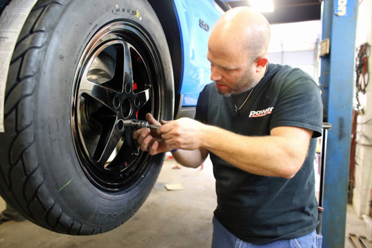 Installing the new front wheel setup was a breeze.