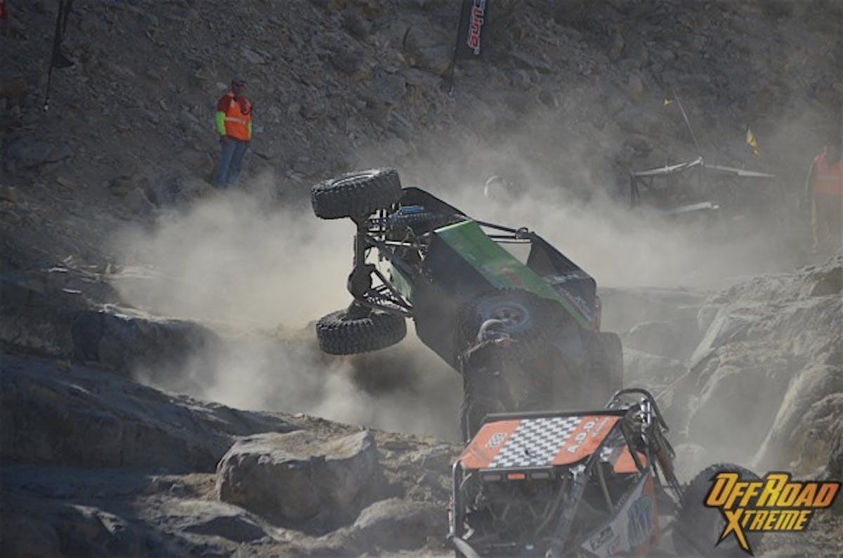 Anything can happen in the rock section, drivers and co-drivers beware.