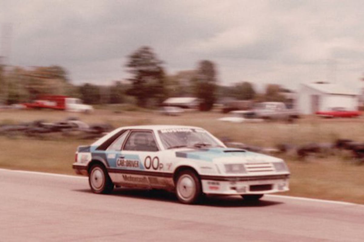 Two SVO prototypes competed in the 24 hour endurance road race at the Nelson Ledges track in Ohio, where they went up against the likes of the Datsun 280ZX Turbo, Triumph TR-7, and Alfa Romeo Veloce.