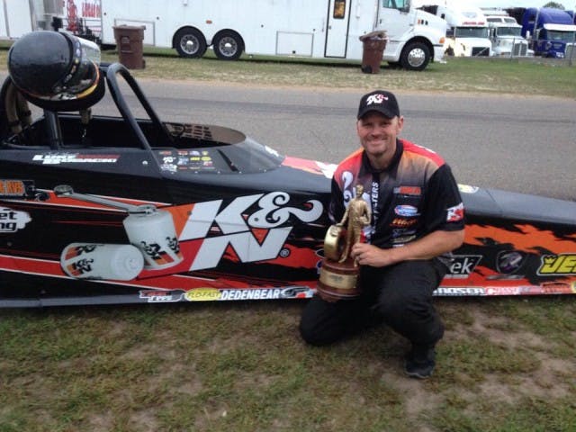 Many-time sportsman and bracket race winner Luke Bogacki.