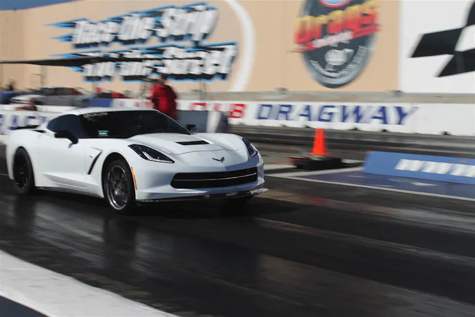 Thanks to the combination of the C700's broad, flat power curve, the sticky Mickeys, and the factory 8-speed automatic,