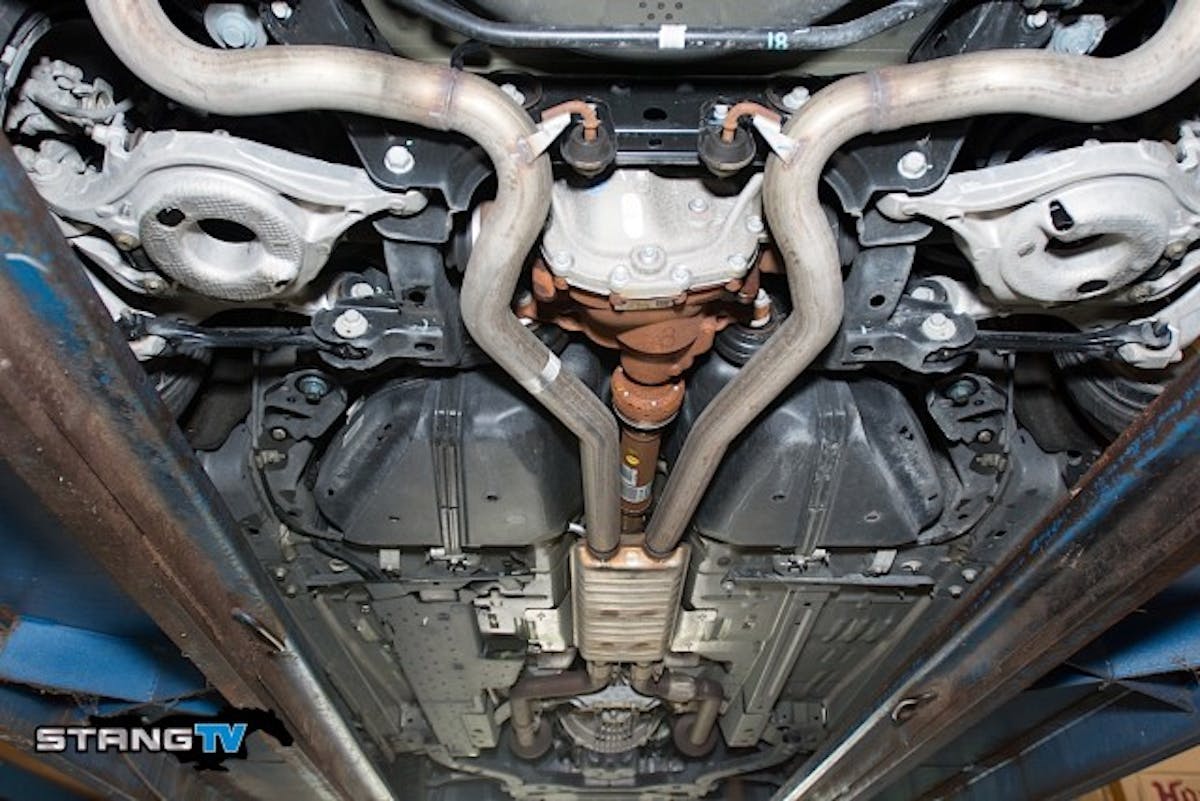 Our starting point is a bone stock 2015 Mustang GT.