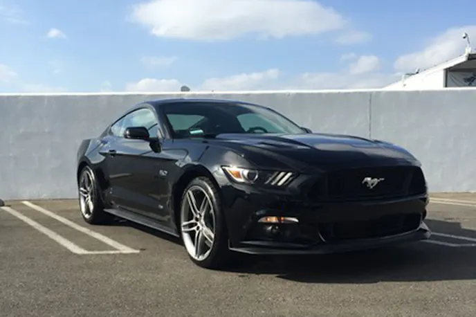 This is how the Mustang looked when the owner brought it home from the dealership just over six months ago. It didn't take long for the modding bug to strike.