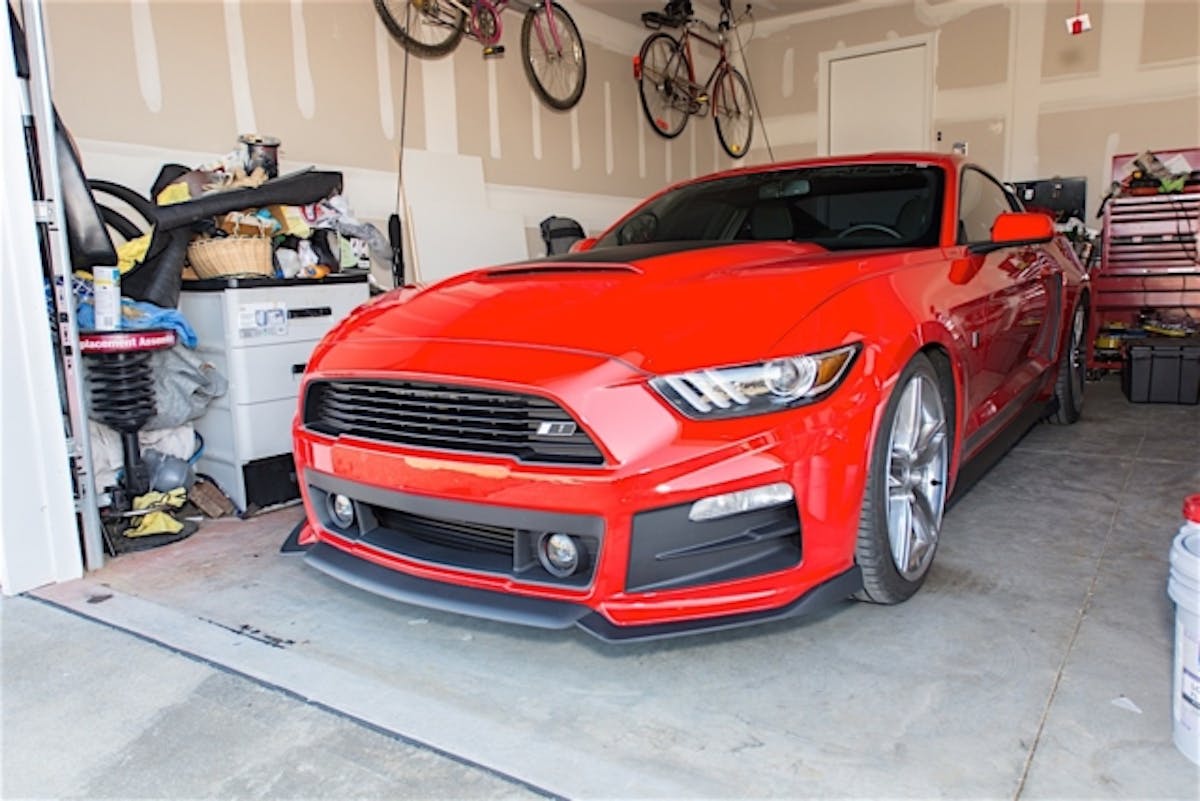 Project 5-Liter Eater before storage using our new Dustop car cover from Covercraft.