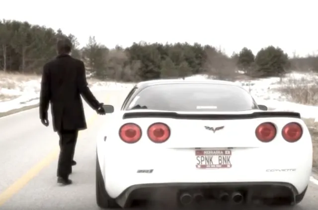 Not too sure about that vanity plate, dude...