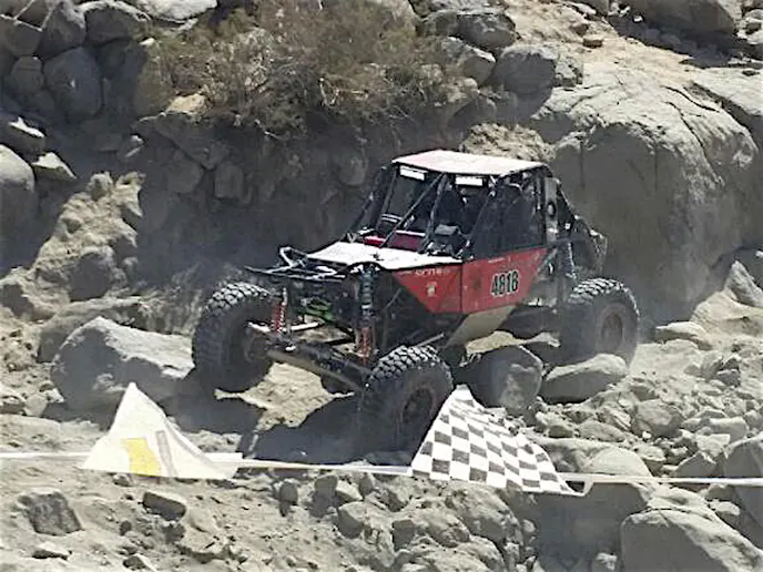 The team stuck to the GPS map the entire race.