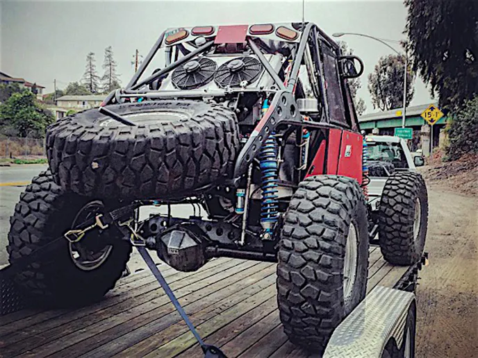 They did not have to worry about recovering the vehicle on the course this year.