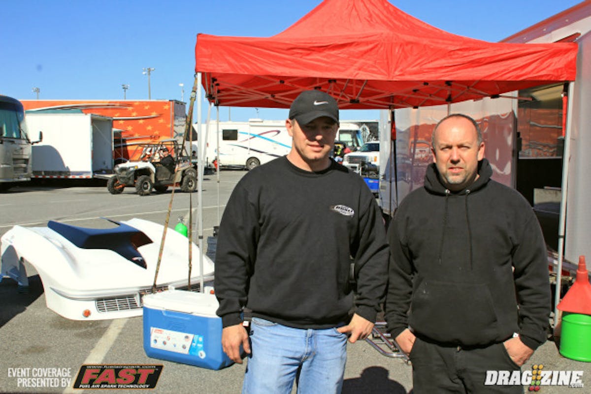 Bubba Stanton and Jason Hutcheson are in the house for Radial Vs the World action sporting a TRE 903 Chevy in this 63 Vette. The large purse for this event is bringing racers out of the woodwork for a shot at the prize. Stanton had yet to make a pass when I spoke with him this morning.