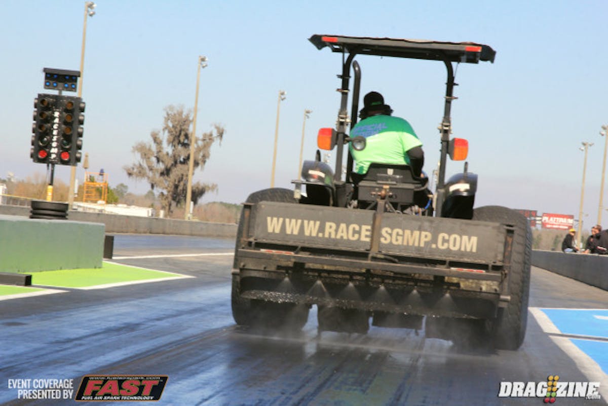 Wade Rich is putting the final touches on the track before we get back into testing.