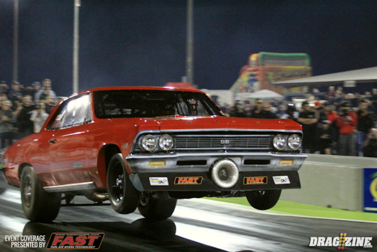 Chad Opaleski ran early in PTC Radial vs the World qualifying. He is sporting a new Hemi from Fast Forward Race Engines and some updates from Dan Neumann Race Cars for this event. 