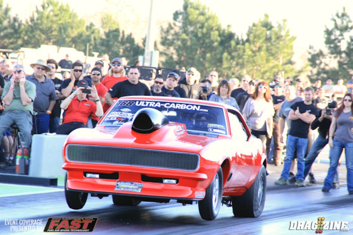 Ron Rhodes qualified seventh after three rounds in X275 running a 4.450 at 159 MPH.