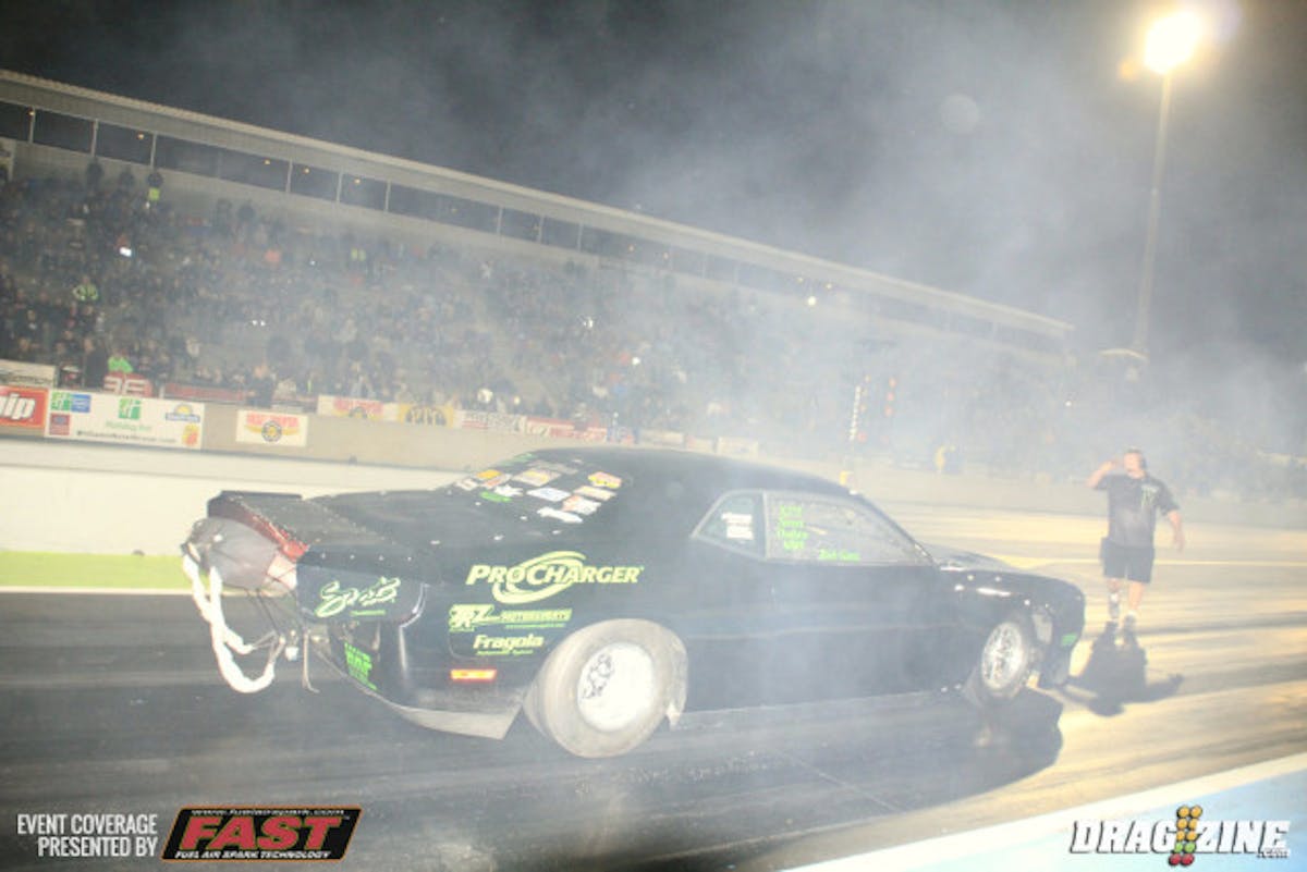 Rob Goss was unable to improve on his earlier 4.39 but he still sits number one in X275,