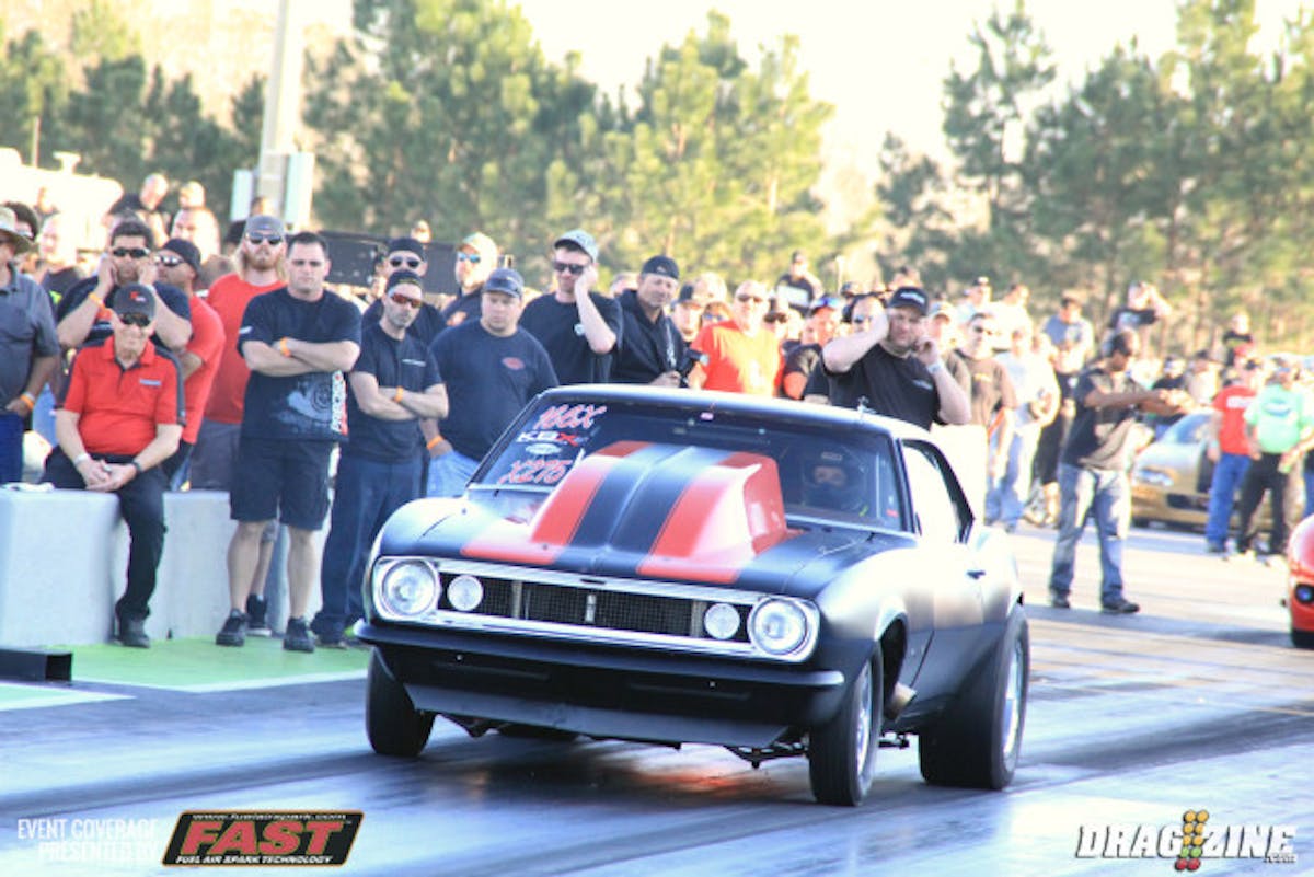 Brandon Fulger matched Ridenour's ET but sits tenth with a 174 MPH showing on the clocks.