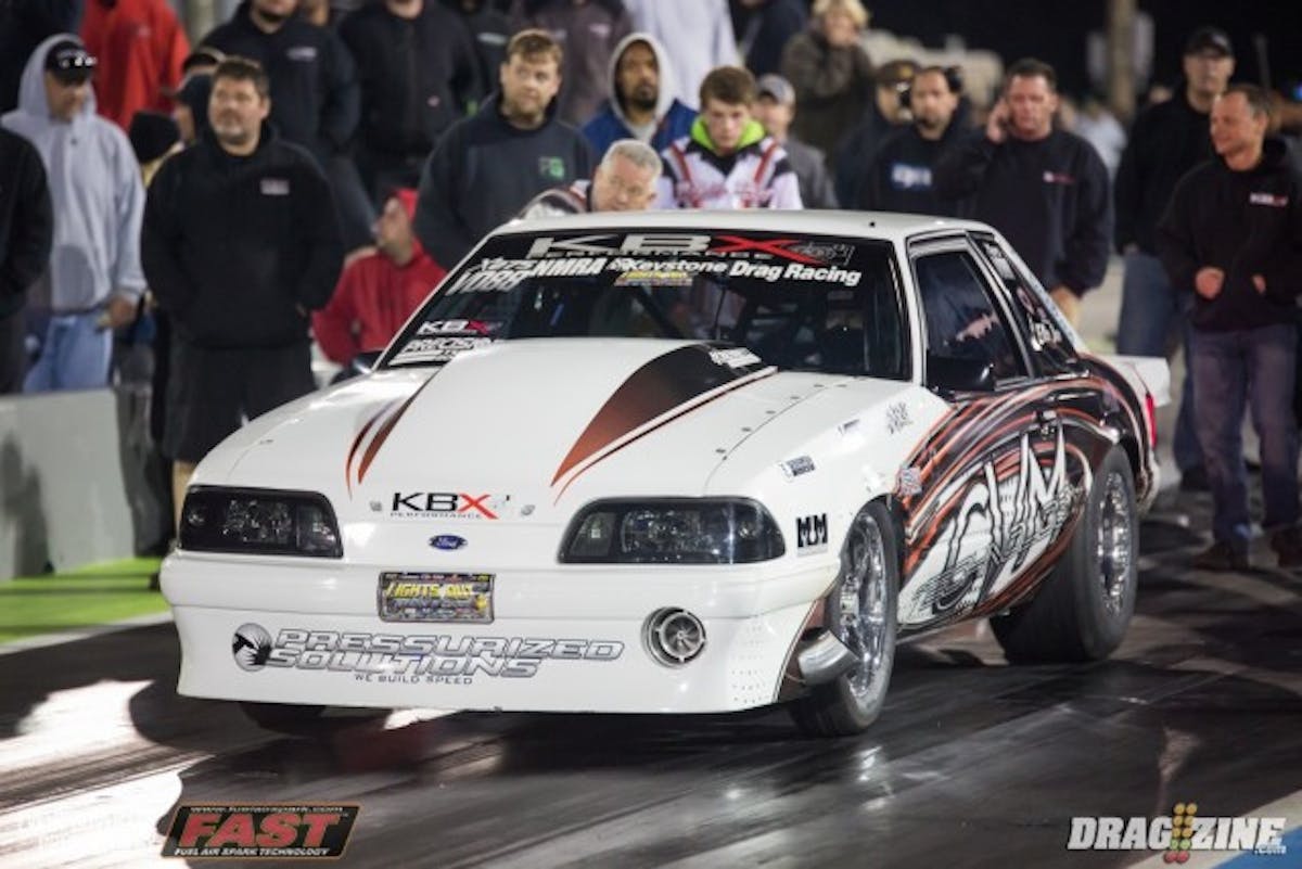 Jared Johnson put the White Riot in fifth in Pro 275 with a 4.48 at 161 for team KBX.
