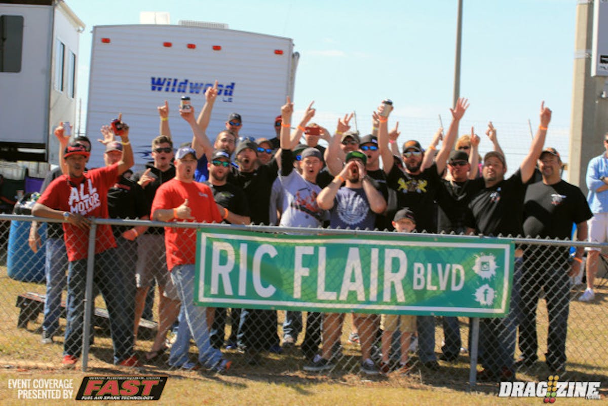 Mike Gibson and the Warner Robbins crew are down here at the self proclaimed Rick Flair Blvd. They have been coming here since the first event here at SGMP. We have a capacity crown this weekend and it was a hack of a time getting in the property until arrangement were made to open over flow parking in the cotton field across the street from the track.
