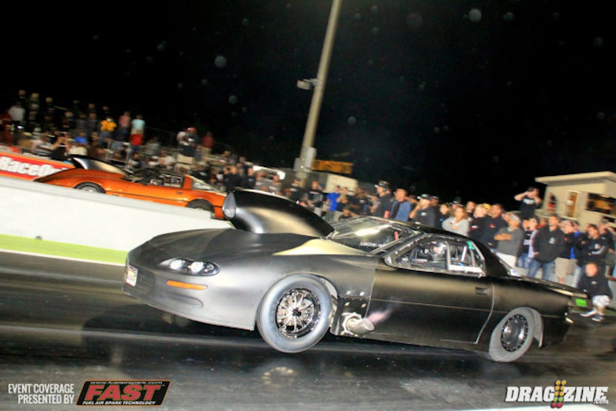 Ron Hamby and Barry Mitchell met in the final of Holley EFI/Stainless Works Outlaw Drag Radial with both cars winning similar times in the semis with Mitchell having lane choice. Mitchell did his job scoring a .033 reaction and a significant head start. Hamby was on point performance wise scoring a best of weekend 4.199 at 178.14 but not enough to get around Mitchell's 4.23 at 181.