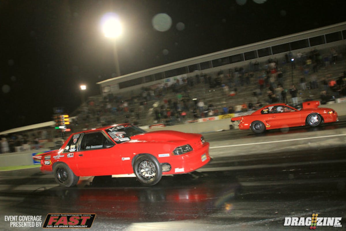 Number one qualifier Butch Kemp was very consistent with his Uratchko Racing Engines NA Mustang in Induction Solutions/Ultimate Converter Concepts/Hyperformance Motorsports Ultimate Street running a 4.84, 4.86, 4.83 and a 4.82 in the final against Joel Greathouse who was third on the ladder. Greathouse pulled off low ET and hig MPH of the weekend in the final scoring a 4.761 at 149.10 taking the class win after a Kemp redlight.