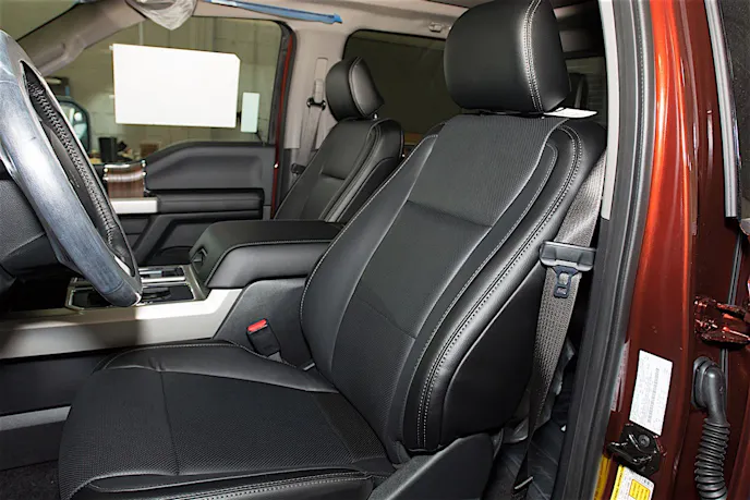 Brand new seats ready for protecting.