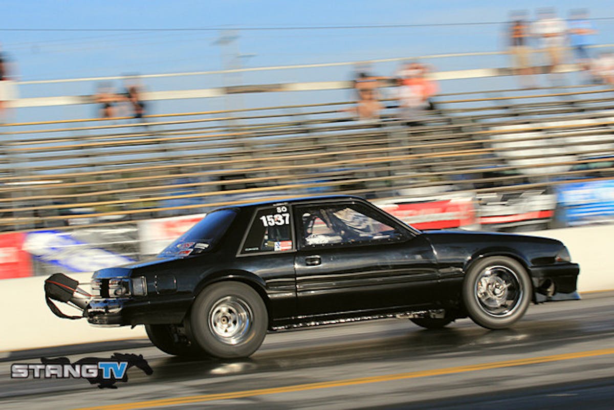 Dwayne Barbaree sits on top of VP Racing Fuels Street Outlaw after one qualifier with a 4.52 at 166 MPH.