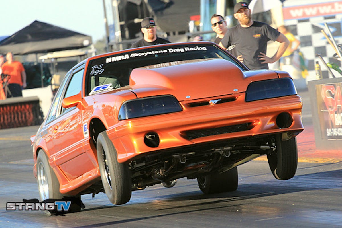 Tommy Godfrey leads G-Force Transmissions Pure Street with a 9.37 at 137.63 MPH, a full three MPH better than second place qualifier William Gimbel. Derek Downs, C.J. Reese and Jimmy Wilson round out the field with two more sessions left on Saturday for the racers to improve position.