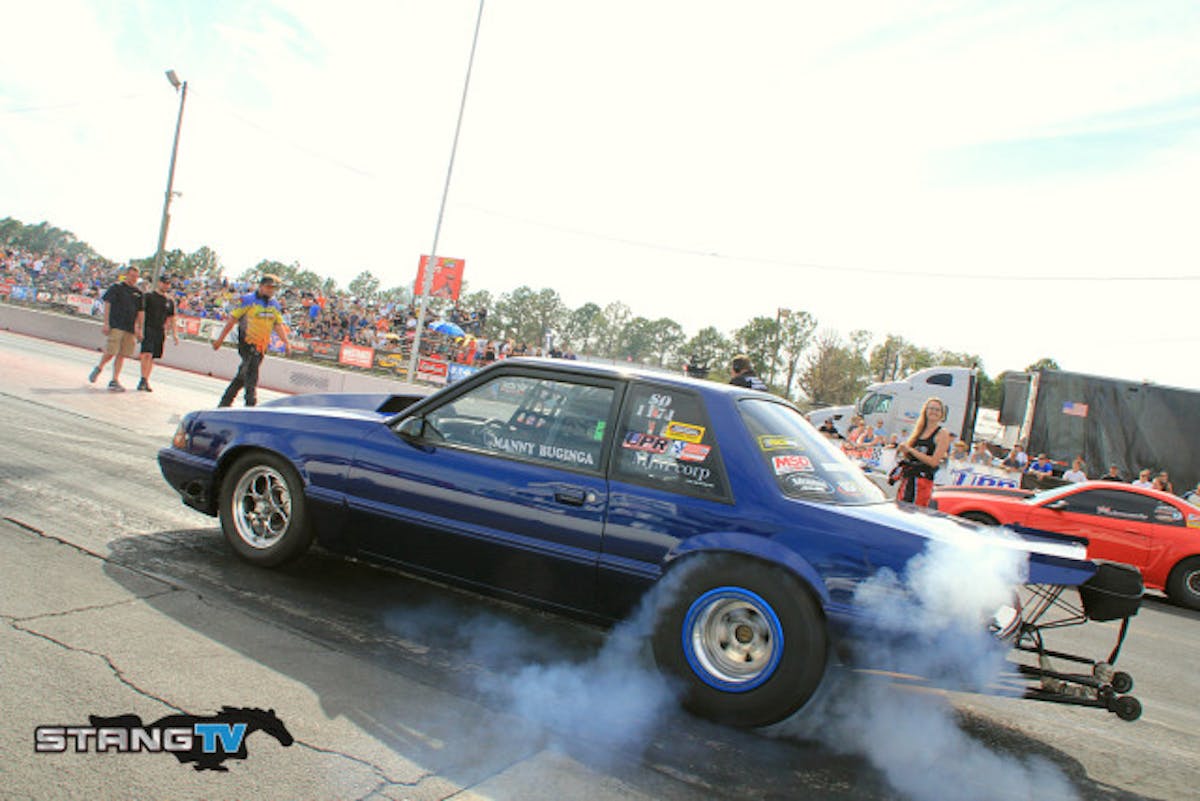 Manny Buginga landed second with a 4.50 in his first time out with the new car. You can bet Buginga and the Bruder Brothers will be improving the performance for eliminations tomorrow.