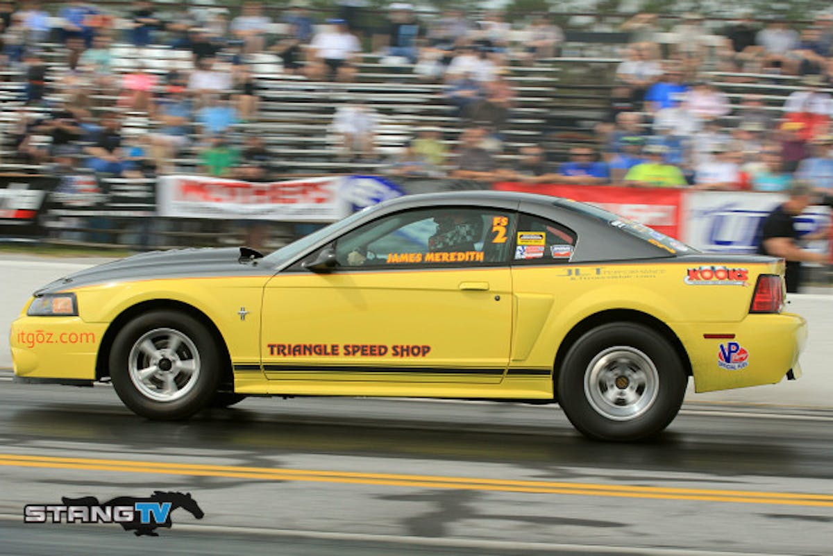 James Meredith moved to top qualifier over Matt Amrine with a 10.61 at 121.08. He also has top MPH from a different run netting 125.61 MPH.