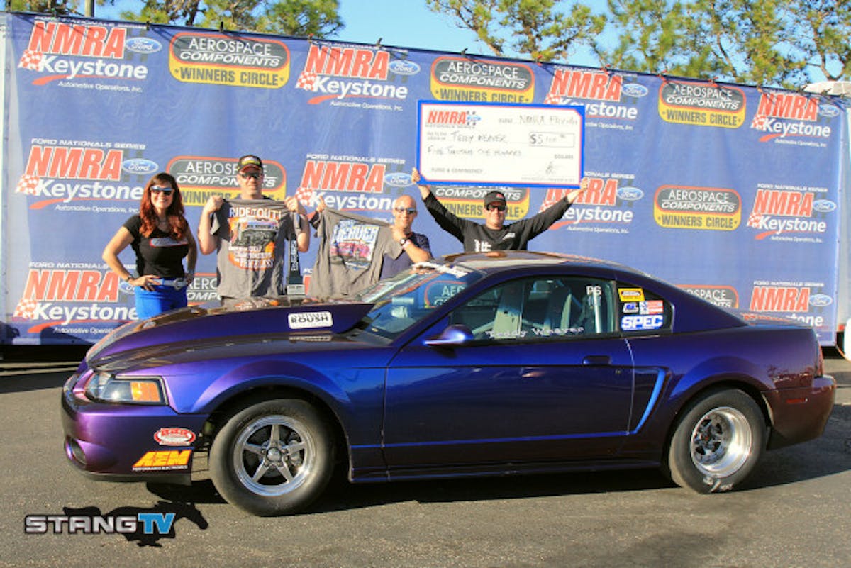 Wilson took the tree on the single and bested Weaver in the final on the tree with an .063 to Weaver's .074. Wilson fell off pace however slowing to a 9.97 at 139 and it wasn't enough to stay out front of Weaver's 9.62, also at 139.