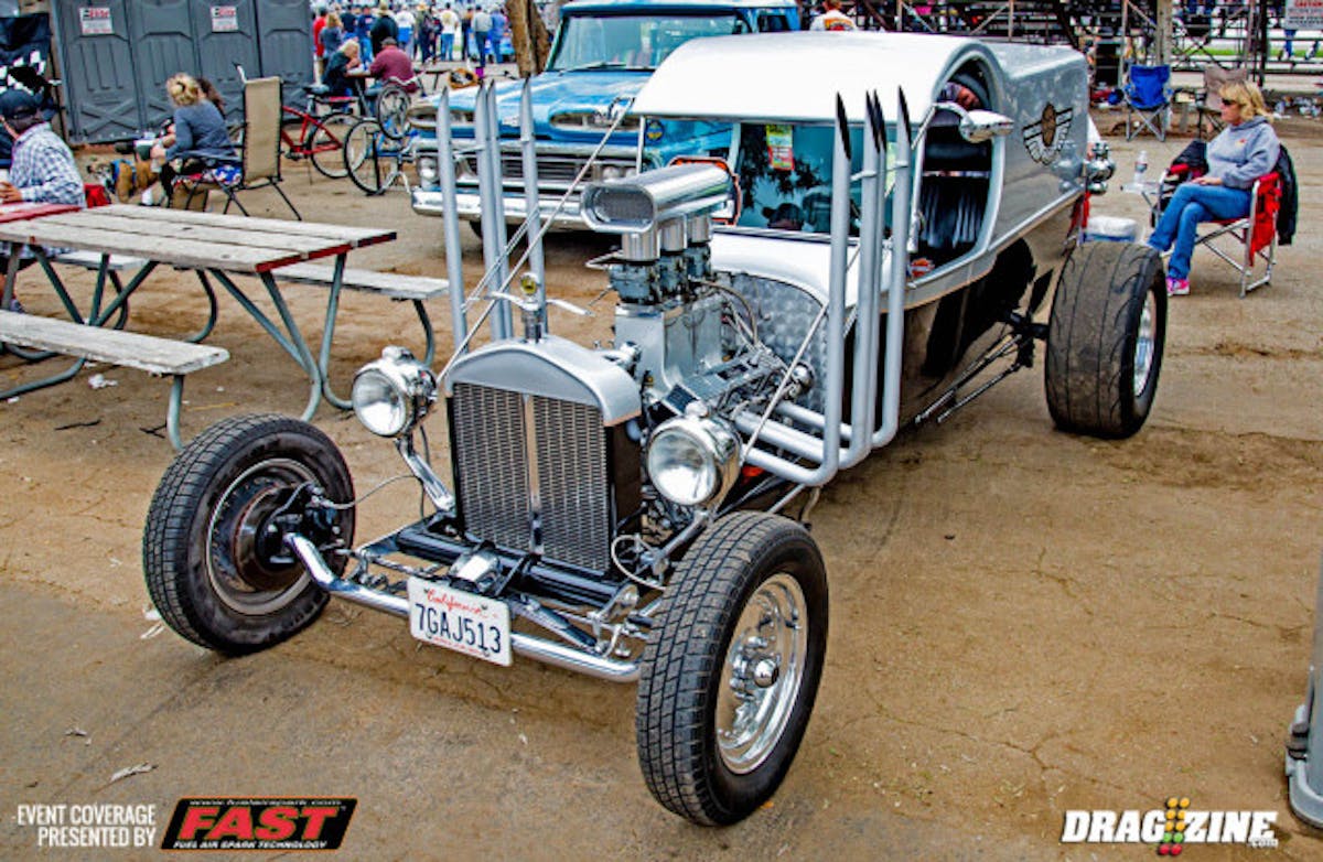 One of the many unique Hot Rods entered into the car show