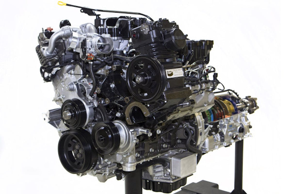 All-new 6.7-liter Power Stroke® V8 diesel engine: 90 percent of F-650 and F-750 6.7-liter Power Stroke engines expected to go farther than 500,000 miles without requiring a major service that involves removal of cylinder heads or dropping the oil pan to reach internal components.